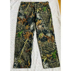 Cabela's Camo Mossy Oak Break Up Mens Hunting Utility Jean Pants Size 42